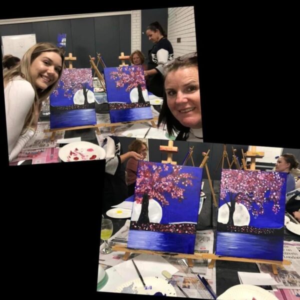 Acrylic paint & sip