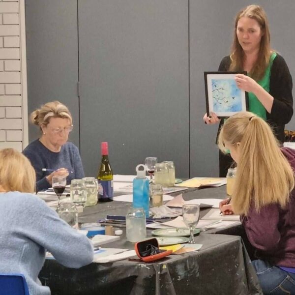 Watercolour paint & sip